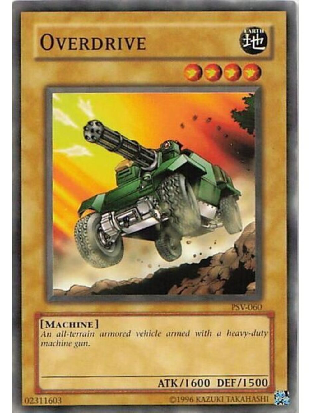Yu-Gi-Oh! TCG 2002 Overdrive LP PSV-EN